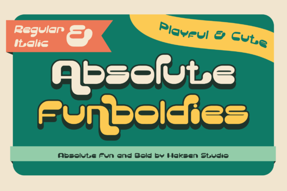 Absolute Funboldies: A Retro Display Font for Web