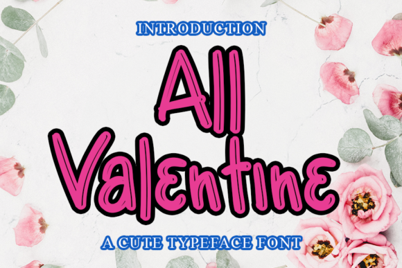 All Valentine: A 3D Display Font for Web Design