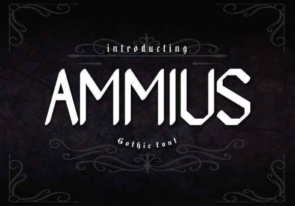 Ammius: A Bold Display Font for Modern Web Design