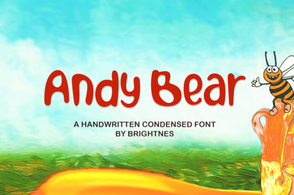 Andy Bear: A Joyful Display Font for Campaigns