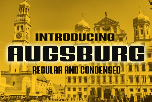 Augsburg: A Bold Display Font for Handmade Creators
