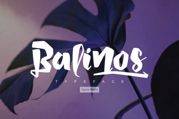 Balinos: A Playful Display Font for Campaigns