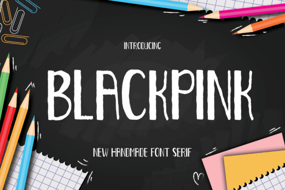 Blackpink: A Vintage Display Font for Bold Campaigns