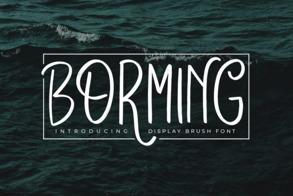 Borming: A Tall, Elegant Display Font for Web Design