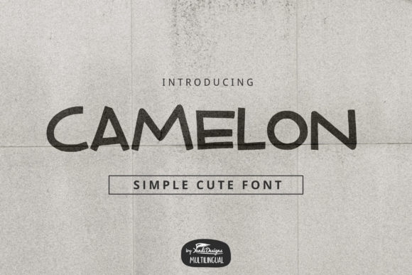 Camelon: A Quirky Display Font for Editorial Design