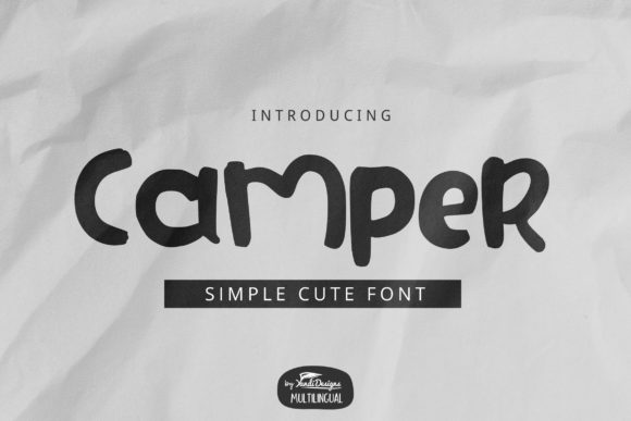 Camper: A Quirky Display Font for Small Business Branding