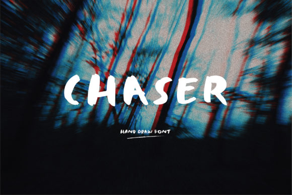 Chaser: A Trendy Display Font for Makers