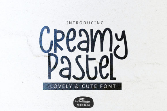 Creamy Pastel: A Cute Display Font for Campaigns