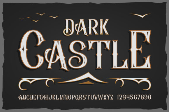 Dark Castle: A Bold Display Font for Campaigns