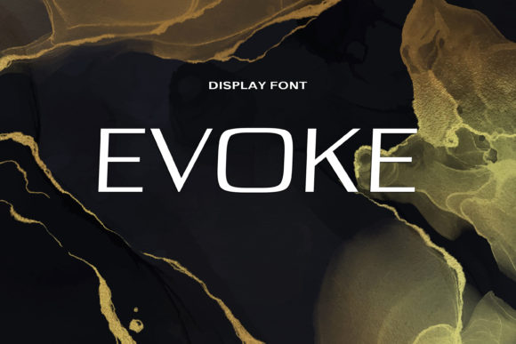 Evoke: A Bold Display Font for Makers