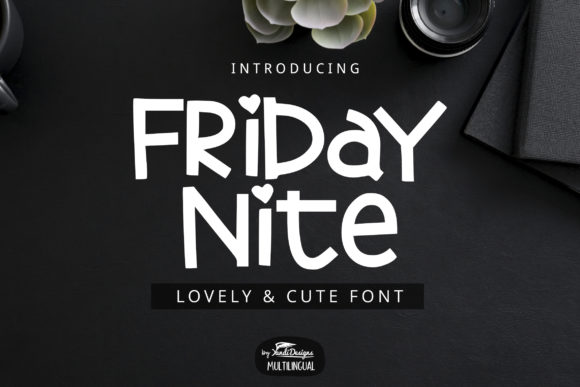 Friday Nite: A Quirky Display Font Review for Branding