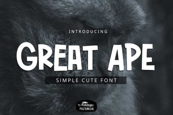 Great Ape: A Quirky Display Font for Web Design