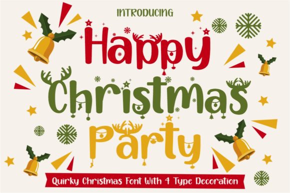 Happy Christmas Party: A Festive Display Font Review