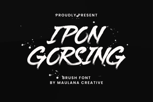 Ipon Gorsing: A Bold Display Font for Urban Branding