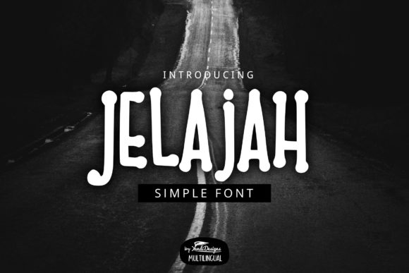 Jelajah: A Bold Display Font for Makers