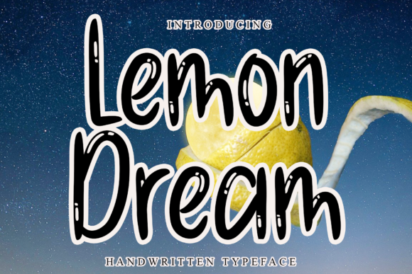 Lemon Dream: A Playful Display Font for Editorial Design