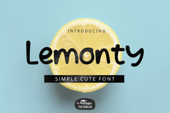 Lemonty: A Quirky Display Font for Your Brand