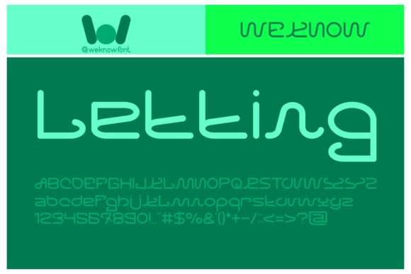 Letting: A Minimalist Display Font for Modern Campaigns