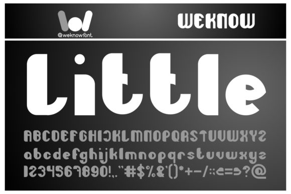 Little Atom: A Bold Display Font for Makers