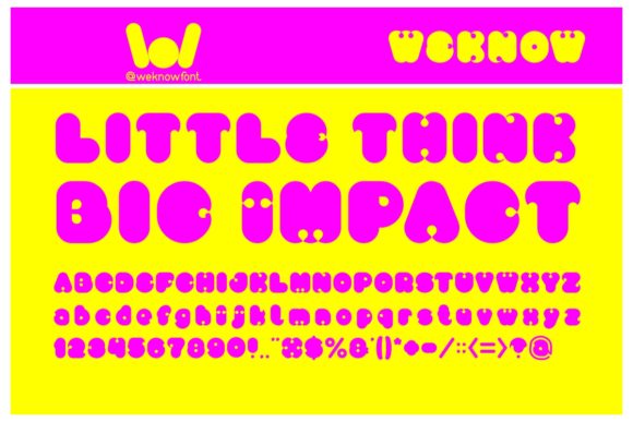 Little Think Big Impact: A Bold Display Font Review