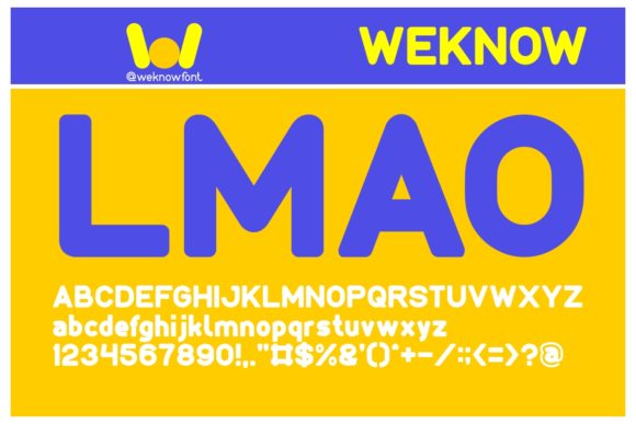 Lmao: A Bold Display Font for Modern Branding