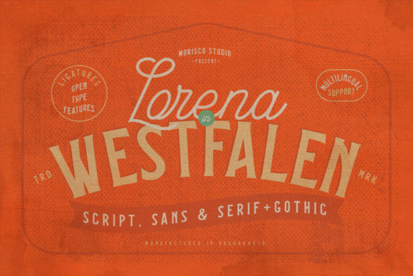 Lorena in Westfalen: A Premium Display Font for Web Design