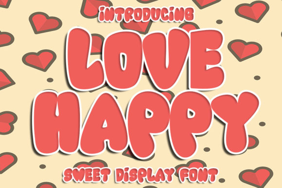 Love Happy: A Bold Display Font for Web Design
