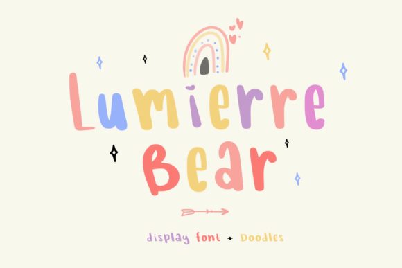 Lumierre Bear: A Playful Display Font for Editorial Design