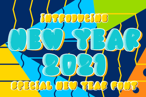 New Year 2021: A Bold Display Font for Web Design