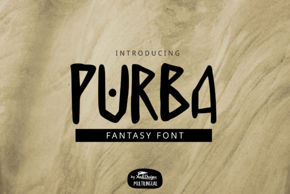 Purba: A Geometric Display Font for Bold Campaigns