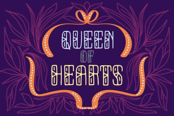 Queen of Hearts: A Playful Display Font for Your Brand