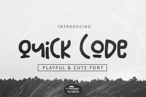 Quick Code: A Quirky Display Font for Web Design