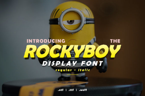 Rocky Boy: A Bold Display Font for Campaigns