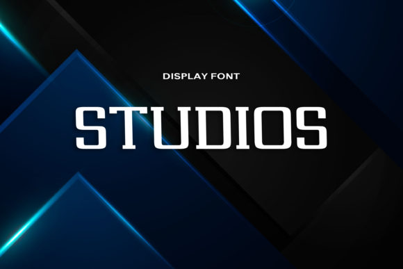 Studios: A Bold Display Font for Crafters