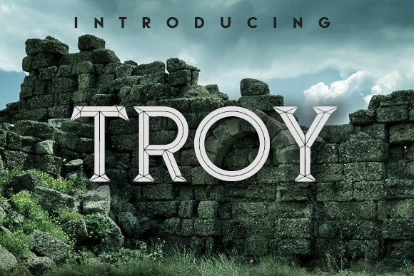 Troy: A Bold Display Font for Editorial Design