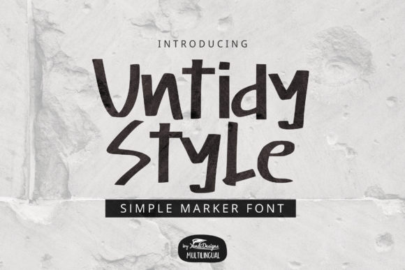 Untidy Style: A Quirky Display Font for Editorial Design