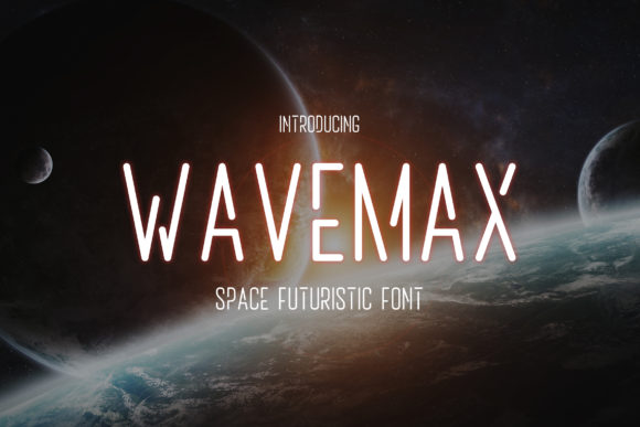 Wavemax: A Futuristic Display Font for Web Design