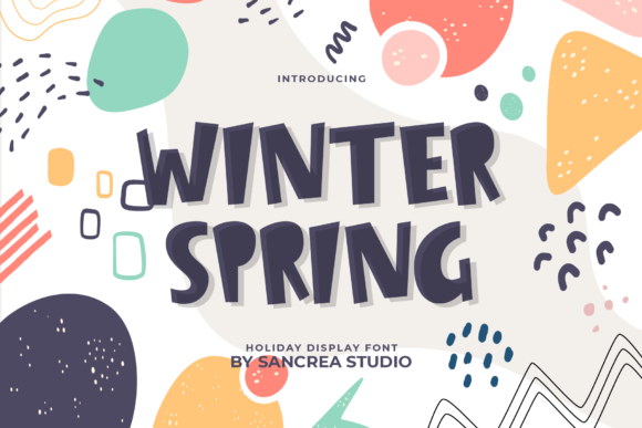 Winter Spring: A Bold Display Font for Campaigns