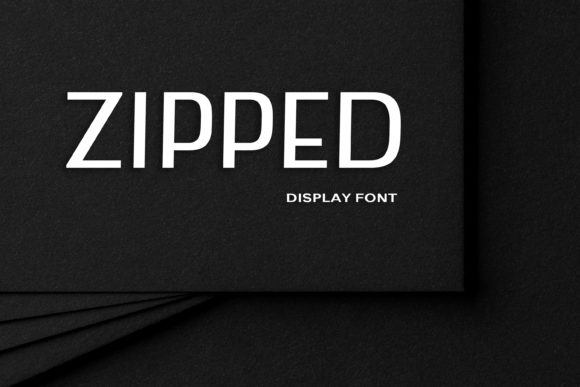 Zipped: A Modern Display Font for Editorial Impact